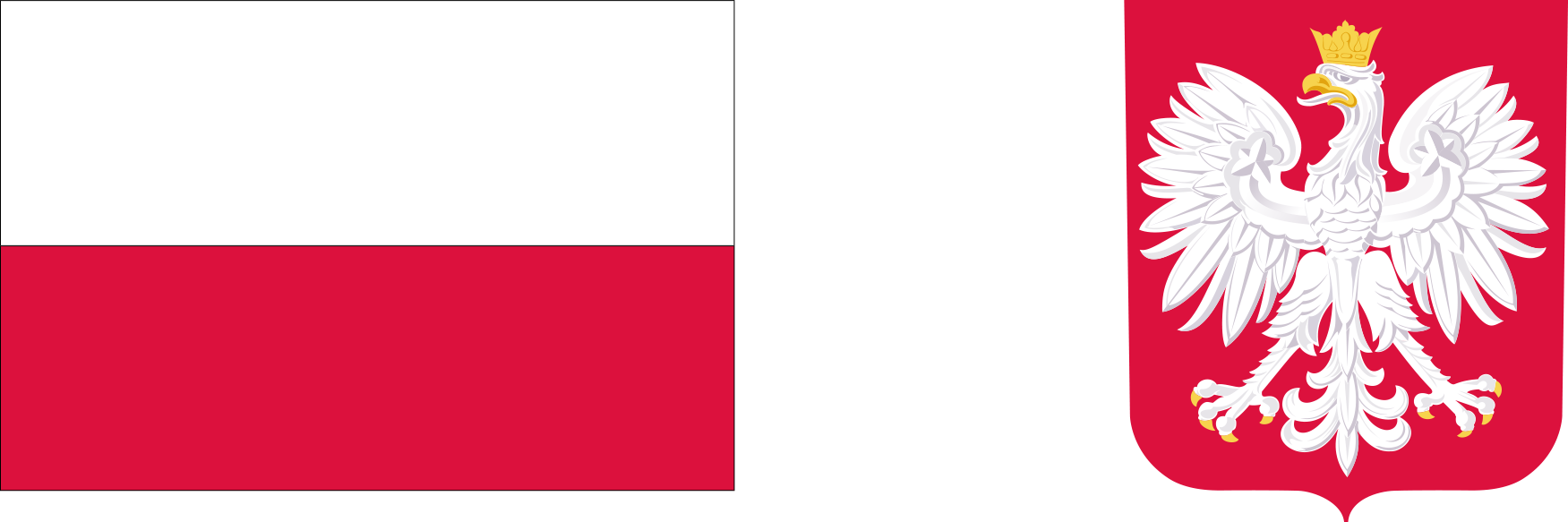Logo - flaga polski i godlo polski